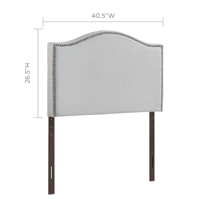 Modway MOD-5209 Curl Nailhead Upholstered Twin Headboard Modway