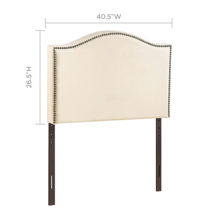 Modway MOD-5209 Curl Nailhead Upholstered Twin Headboard Modway