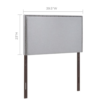 Modway MOD-5218 Region Nailhead Upholstered Twin Headboard Modway