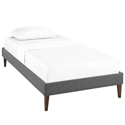 Modway MOD-5348 Sharon Fabric Twin Bed Frame with Squared Tapered Legs Modway
