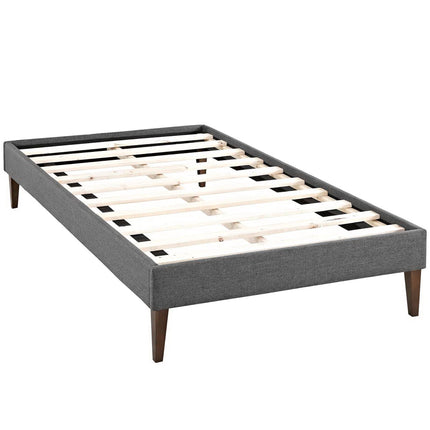Modway MOD-5348 Sharon Fabric Twin Bed Frame with Squared Tapered Legs Modway