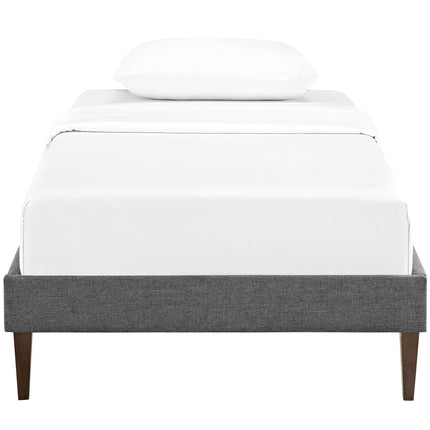Modway MOD-5348 Sharon Fabric Twin Bed Frame with Squared Tapered Legs Modway
