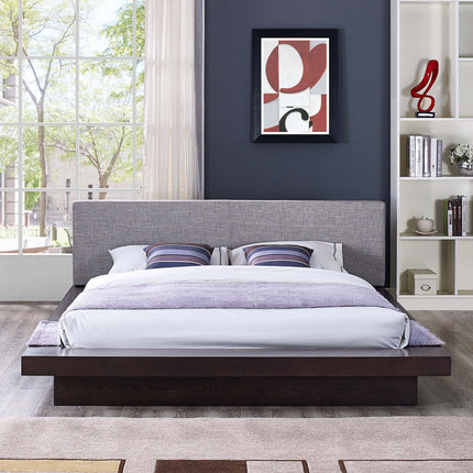 Modway MOD-5721 Freja Fabric Queen Platform Bed Modway