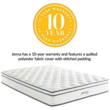 Modway MOD-5771 Jenna 10" Innerspring and Foam King Mattress Modway