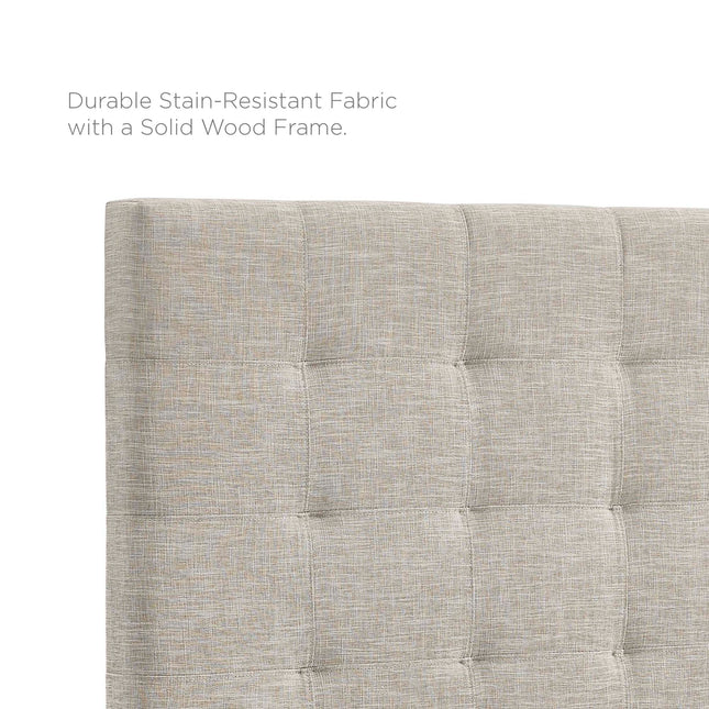 Modway MOD-5855 Paisley Tufted Upholstered Linen Fabric King and California King Headboard Modway