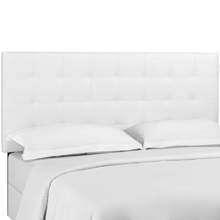 Modway MOD-5857 Paisley Tufted Upholstered Faux Leather King and California King Headboard Modway
