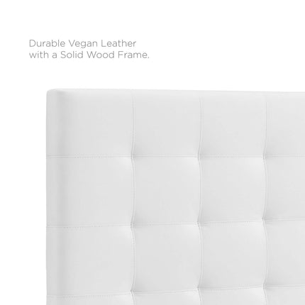 Modway MOD-5857 Paisley Tufted Upholstered Faux Leather King and California King Headboard Modway
