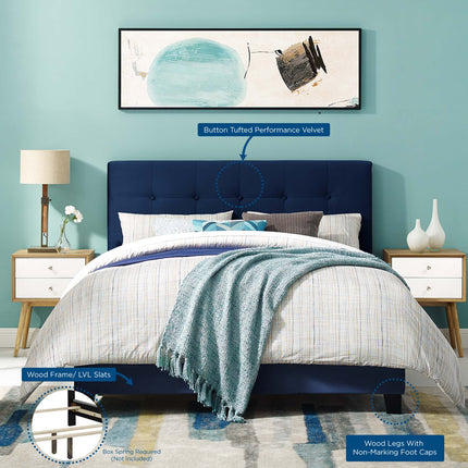 Modway MOD-5859 Amira Performance Velvet Full Bed Modway