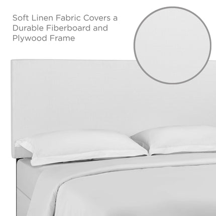 Modway MOD-5880 Taylor Upholstered Linen Fabric Full / Queen Headboard - Plaza Home Decor