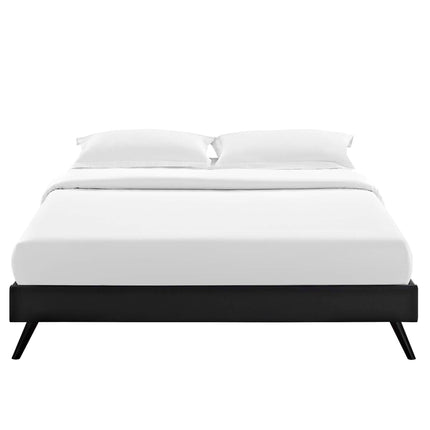 Modway MOD-5892 Loryn Vinyl King Bed Frame with Round Splayed Legs Modway