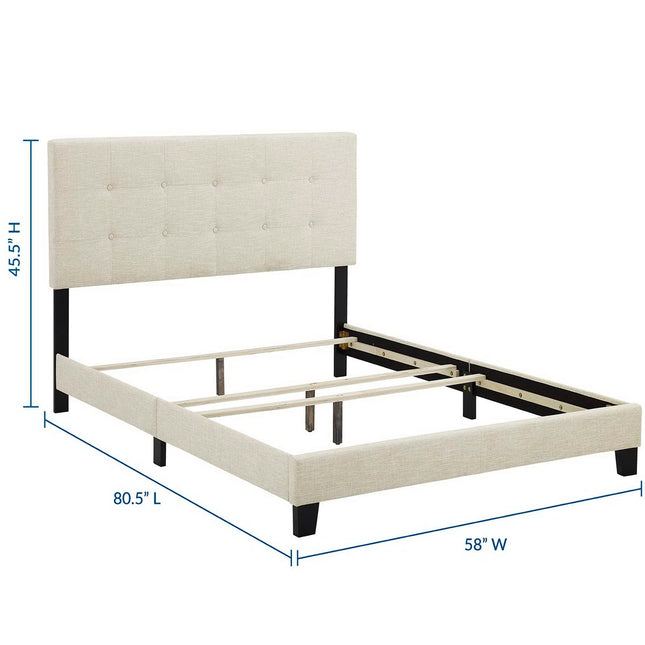 Modway MOD-6000 Amira Upholstered Fabric Full Bed Modway