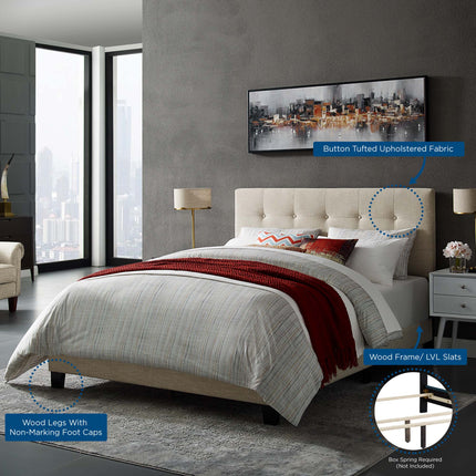 Modway MOD-6000 Amira Upholstered Fabric Full Bed Modway