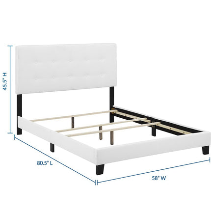 Modway MOD-6000 Amira Upholstered Fabric Full Bed Modway