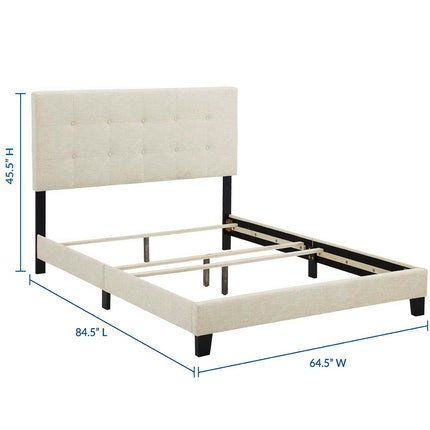 Modway MOD-6001 Amira Upholstered Fabric Queen Bed Modway