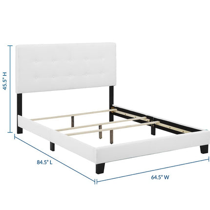 Modway MOD-6001 Amira Upholstered Fabric Queen Bed Modway