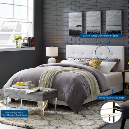 Modway MOD-6001 Amira Upholstered Fabric Queen Bed Modway