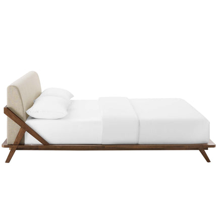 Modway MOD-6047 Luella Upholstered Fabric Queen Platform Bed Modway