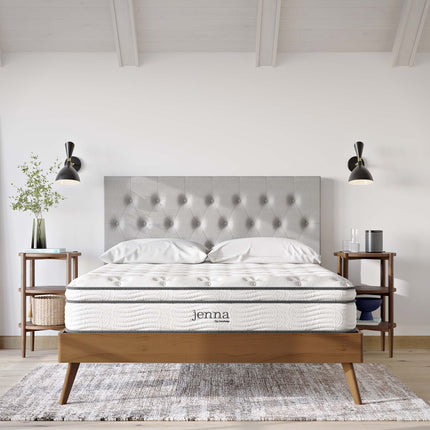 Modway MOD-6080 Jenna 10" Innerspring and Foam California King Mattress Modway