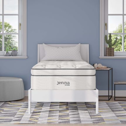 Modway MOD-6082 Jenna 14" Innerspring and Foam Twin Mattress Modway