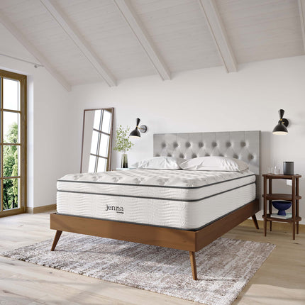 Modway MOD-6084 Jenna 14" Innerspring and Foam Queen Mattress Modway