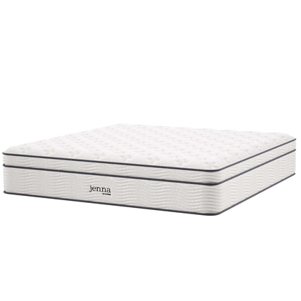 Modway MOD-6085 Jenna 14" Innerspring and Foam King Mattress Modway