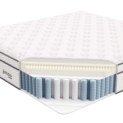 Modway MOD-6085 Jenna 14" Innerspring and Foam King Mattress Modway