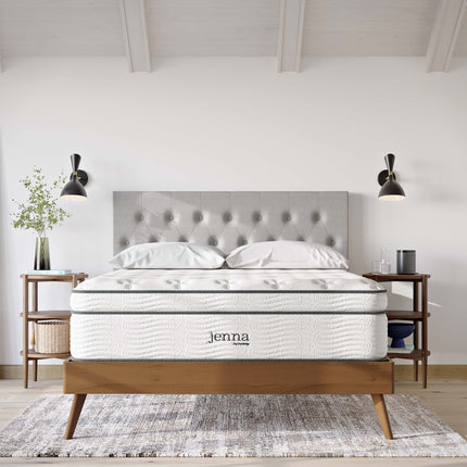 Modway MOD-6086 Jenna 14" Innerspring and Foam California King Mattress Modway