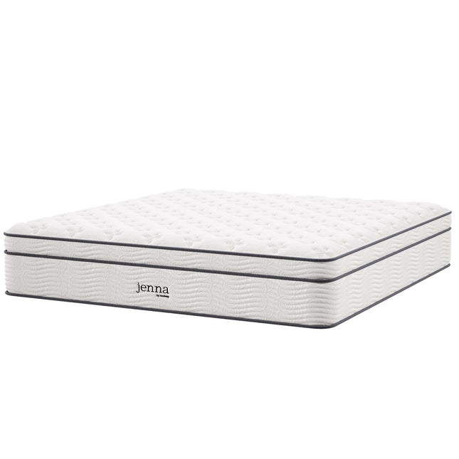 Modway MOD-6086 Jenna 14" Innerspring and Foam California King Mattress Modway