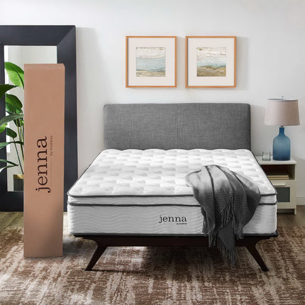 Modway MOD-6086 Jenna 14" Innerspring and Foam California King Mattress Modway