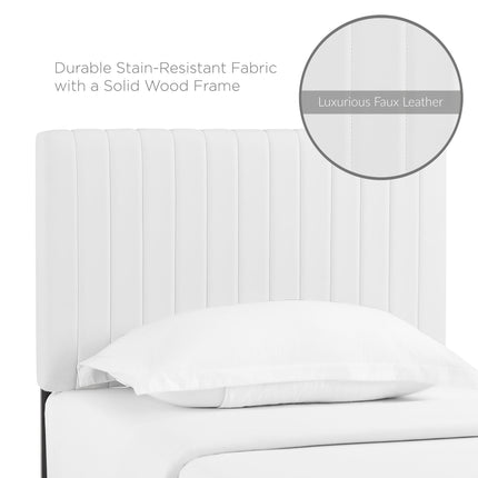 Modway MOD-6094 Keira Faux Leather Twin Headboard Modway