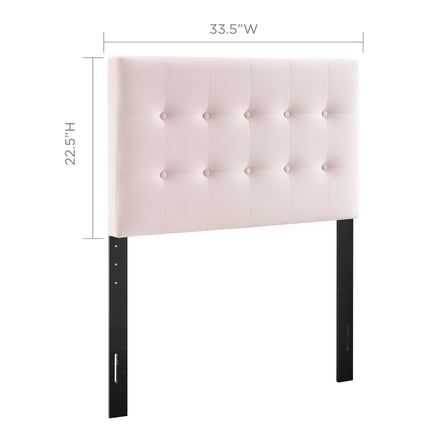 Modway MOD-6114 Emily Biscuit Tufted Performance Velvet Twin Headboard Modway