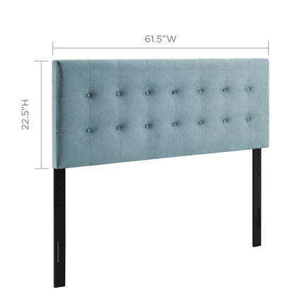 Modway MOD-6116 Emily Biscuit Tufted Performance Velvet Queen Headboard Modway