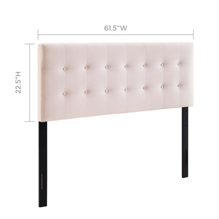 Modway MOD-6116 Emily Biscuit Tufted Performance Velvet Queen Headboard Modway