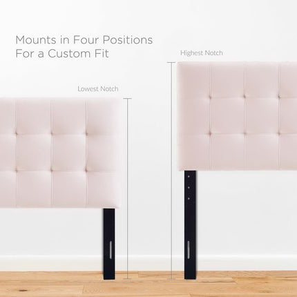 Modway MOD-6118 Lily Biscuit Tufted Performance Velvet Twin Headboard Modway