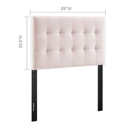 Modway MOD-6118 Lily Biscuit Tufted Performance Velvet Twin Headboard Modway