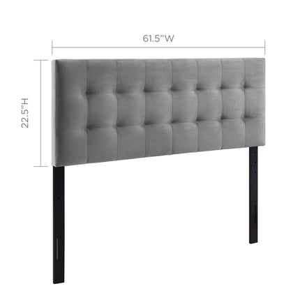 Modway MOD-6120 Lily Biscuit Tufted Performance Velvet Queen Headboard Modway