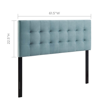 Modway MOD-6120 Lily Biscuit Tufted Performance Velvet Queen Headboard Modway