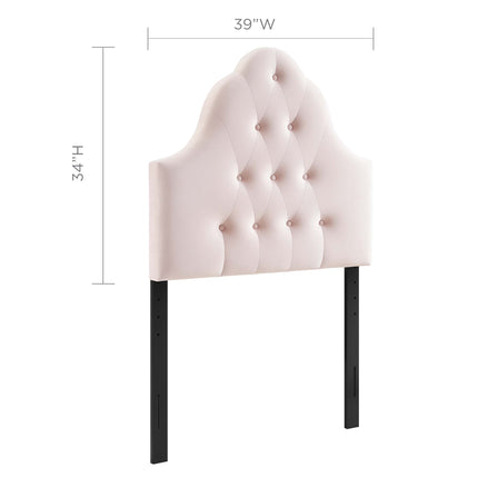 Modway MOD-6122 Sovereign Diamond Tufted Performance Velvet Twin Headboard - Plaza Home Decor