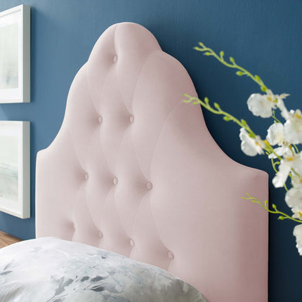 Modway MOD-6122 Sovereign Diamond Tufted Performance Velvet Twin Headboard - Plaza Home Decor
