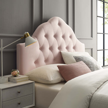 Modway MOD-6124 Sovereign Diamond Tufted Performance Velvet Queen Headboard - Plaza Home Decor