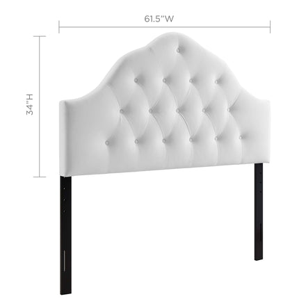 Modway MOD-6124 Sovereign Diamond Tufted Performance Velvet Queen Headboard - Plaza Home Decor