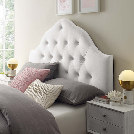 Modway MOD-6124 Sovereign Diamond Tufted Performance Velvet Queen Headboard - Plaza Home Decor