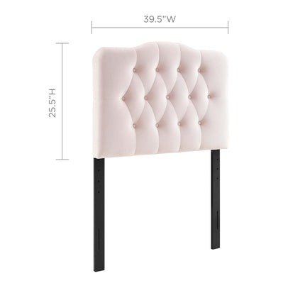 Modway MOD-6126 Annabel Diamond Tufted Performance Velvet Twin Headboard Modway