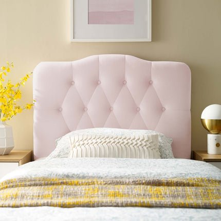 Modway MOD-6126 Annabel Diamond Tufted Performance Velvet Twin Headboard Modway