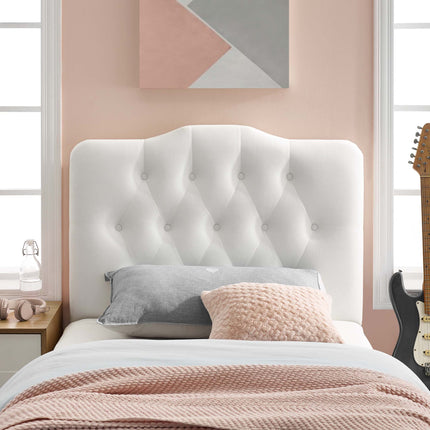 Modway MOD-6126 Annabel Diamond Tufted Performance Velvet Twin Headboard Modway