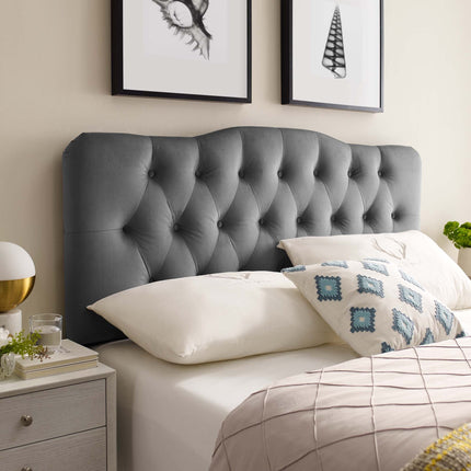 Modway MOD-6127 Annabel Diamond Tufted Performance Velvet King Headboard Modway