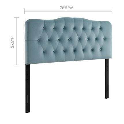 Modway MOD-6127 Annabel Diamond Tufted Performance Velvet King Headboard Modway