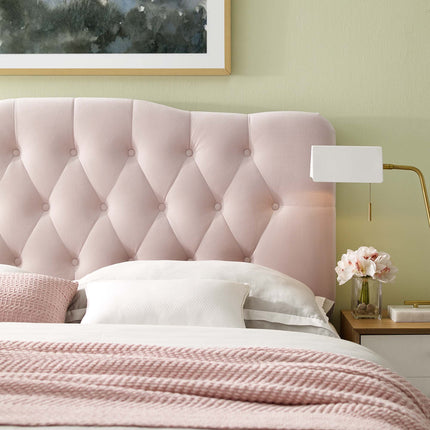Modway MOD-6127 Annabel Diamond Tufted Performance Velvet King Headboard Modway