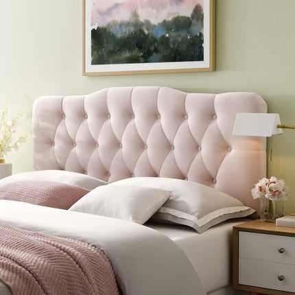 Modway MOD-6127 Annabel Diamond Tufted Performance Velvet King Headboard Modway