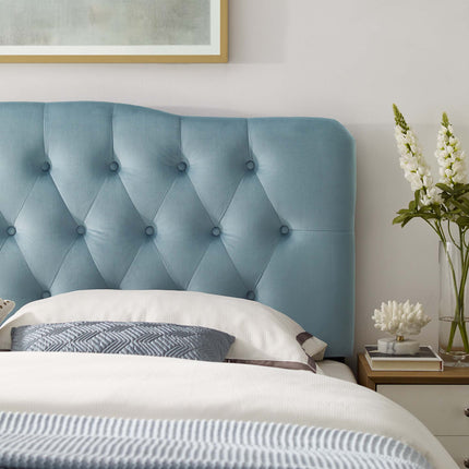 Modway MOD-6129 Annabel Diamond Tufted Performance Velvet Queen Headboard Modway